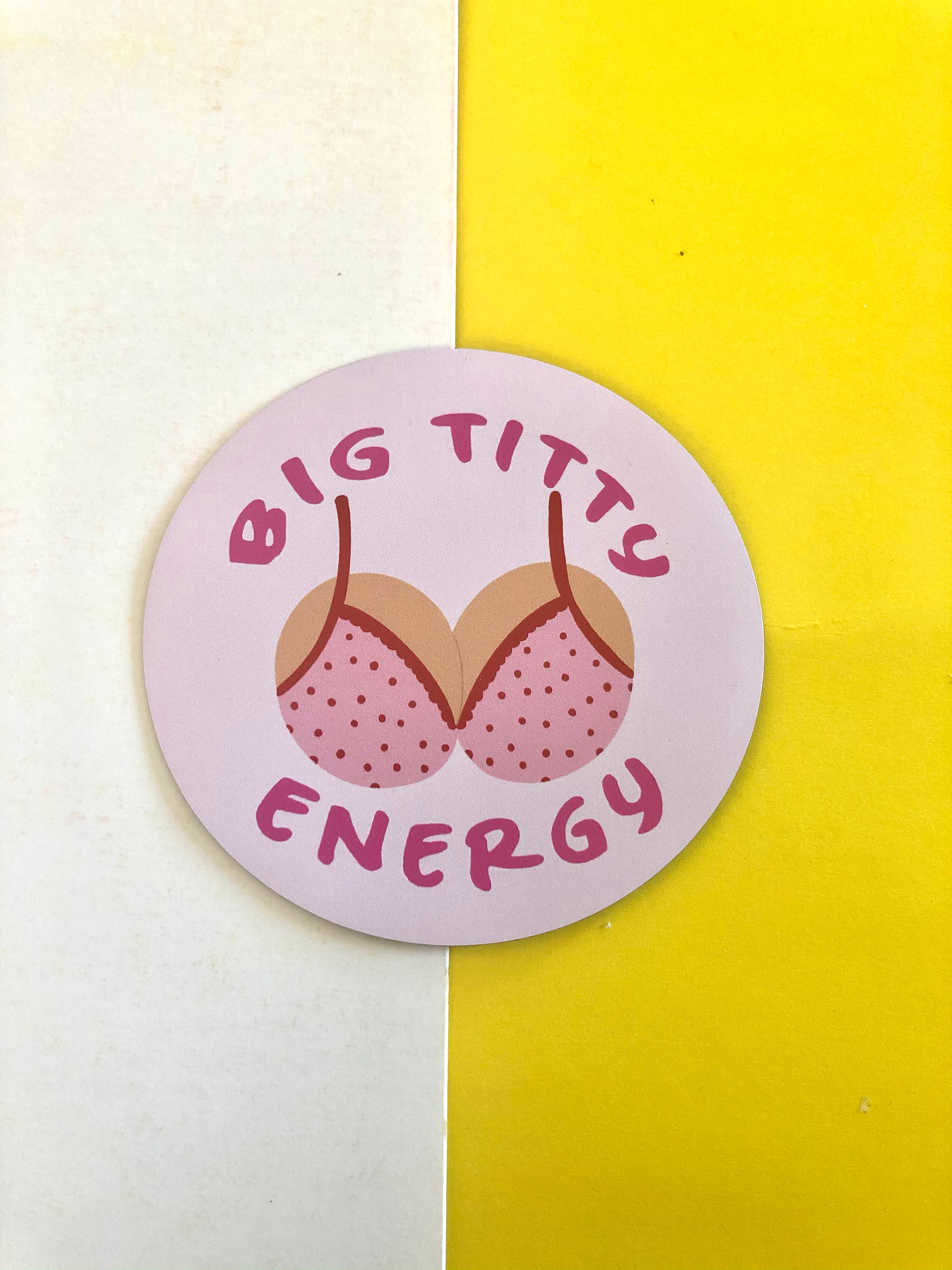 Big Titty Energy Magnet – Young Grump Stationery