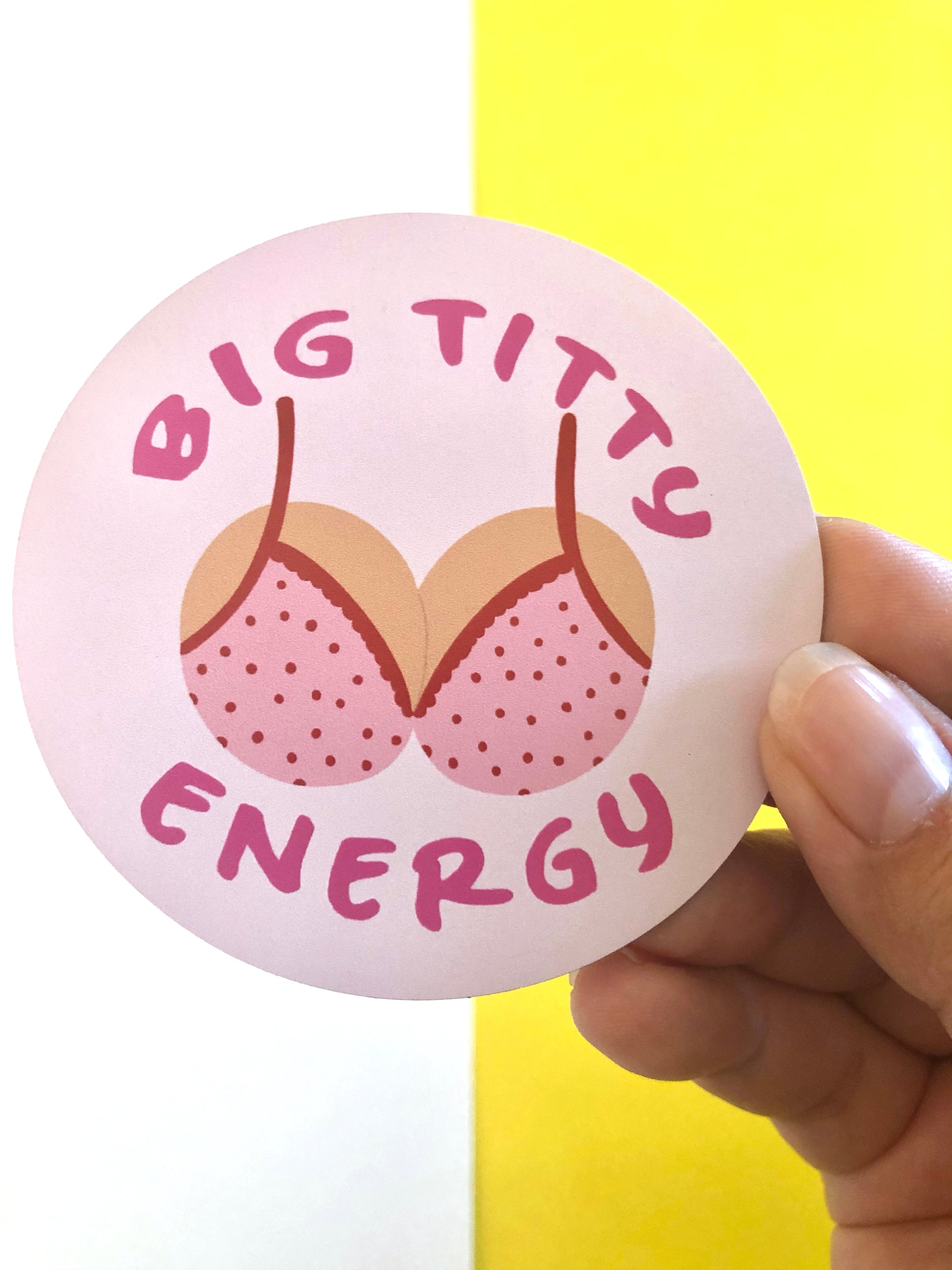 Big Titty Energy Magnet – Young Grump Stationery